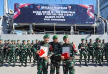 Pangdam XVII/Cenderawasih Lepas Satgas Pamtas RI-PNG