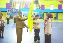 Pramuka Kota Jayapura Bawa Misi Berprestasi di Jambore Nasional