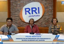 Pengawasan dan Pengamanan Wilayah Laut Jayapura.