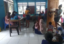 Posyandu Skouw Mabo Pantau Tumbuh Kembang Bayi dan Balita