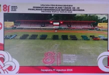 Upacara Penurunan Bendera 17 Agustus 2026 Tingkat Provinsi Papua