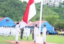 Wali Kota Jayapura Pimpin Upacara HUT ke-81 RI