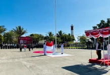 HUT ke-81 RI di PLBN Skouw Perkuat Peran Masyarakat Perbatasan