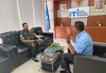 Korem 172/PWY Berkolaborasi dengan RRI Jayapura Dukung Pembangunan Papua