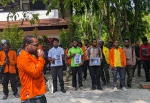 Mahasiswa FISIP Uncen Galang Dana untuk Korban Bencana NTT