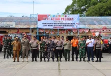 Polres Biak Numfor Gelar Apel Kesiapsiagaan Waspada Karhutla