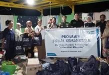 YBM PLN Salurkan Bantuan bagi Korban Kebakaran Dok V Bawah, Kota Jayapura