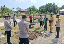 Polsek Bonggo Bangun Rumah Problem Solving, Warga Punya Ruang Bersama