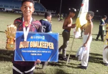 Perjalanan Gemilang Sang Penjaga Gawang SSB Cenderawasih, Marvel Tabi