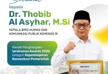 Kabiro Humas Kemenag Raih Penghargaan Komunikasi Pemerintah