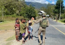 Patroli Humanis, Satgas ODC Jaga Kamtibmas di Distrik Muara Puncak Jaya