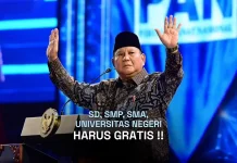 Presiden Hadirkan Pendidikan Negeri Gratis dari SD hingga Perguruan Tinggi