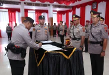 Kapolda Papua Pimpin Sertijab Tiga Pejabat, Tekankan Profesionalisme