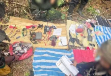 TNI Berhasil Menyita Senjata Api dan Amunisi Milik OPM Kodap Sorong Raya di Maybrat