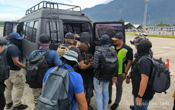 Tiga Tersangka KKB Yahukimo Dipindahkan ke Polda Papua
