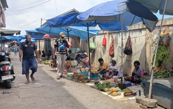di Atas Terpal, Mama-Mama Papua, Menjaga Pangan