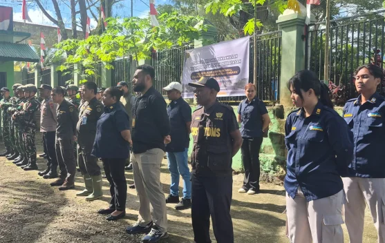 BBKHIT Papua Laksanakan Patroli Bersama di PLBN Skouw RI-PNG