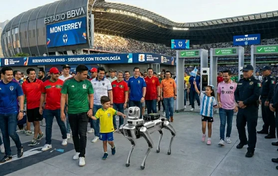 Wajah Baru Keamanan Piala Dunia 2026 ‘Robodog’ Kawal Kenyamanan Suporter