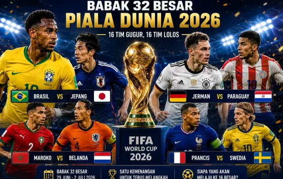 Babak 32 Besar dimulai, Tim Jagoanmu Siap Gugur?