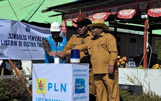 PLN Hadirkan Listrik di Distrik Taelarek Jayawijaya