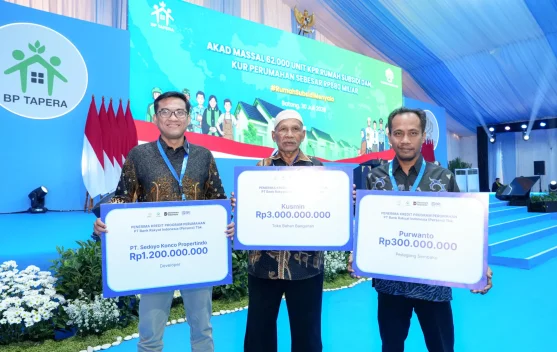 BRI Salurkan Pembiayaan Perumahan dan KUR Kerakyatan