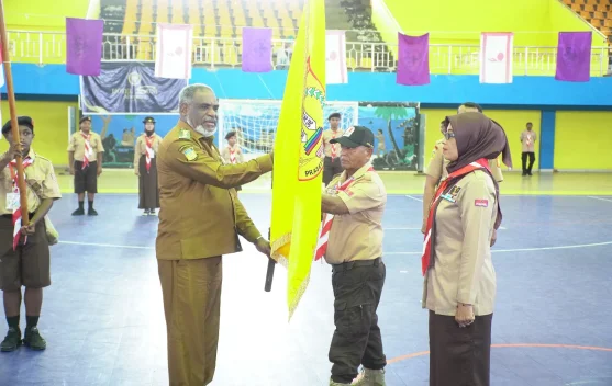 Pramuka Kota Jayapura Bawa Misi Berprestasi di Jambore Nasional