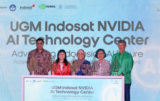 UGM-Indosat-NVIDIA, Resmikan Pusat Teknologi AI Berbasis Universitas di Indonesia