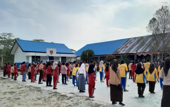 SMA Negeri 6 Skouw Rutin Gelar Senam Anak Indonesia Sehat