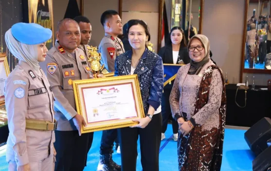 Tiga Personel Satgas Ops Damai Cartenz Raih Kompolnas Awards 2026
