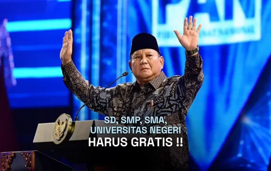 Presiden Hadirkan Pendidikan Negeri Gratis dari SD hingga Perguruan Tinggi