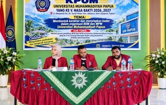 MPM dan BEM Universitas Muhammadiyah Papua Gelar Musyawarah ke-V