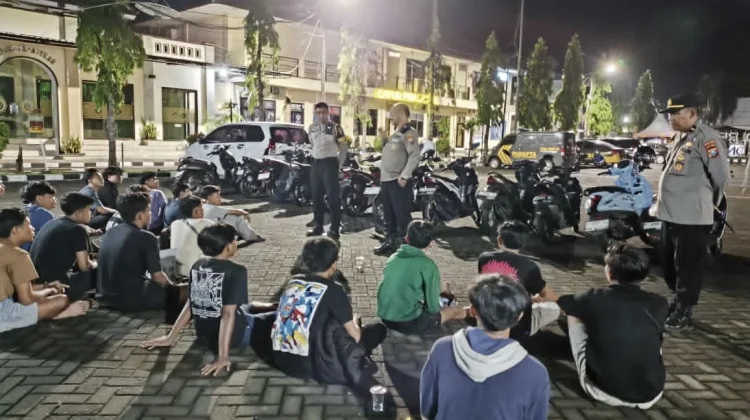 Belasan Motor Terlibat Aksi Balap Liar Diamankan Petugas