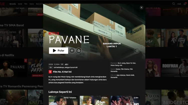 Pavane : Kisah Romantis Penuh Penyembuhan yang Tayang di Netflix