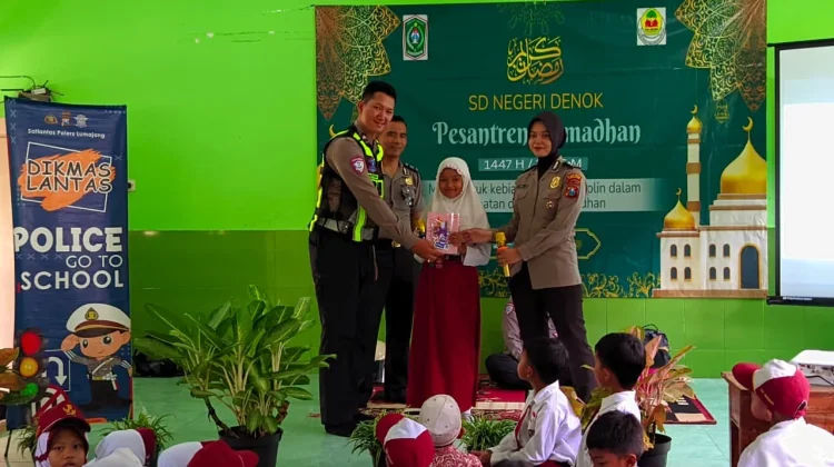 Polres Lumajang Edukasi Safety Riding Siswa