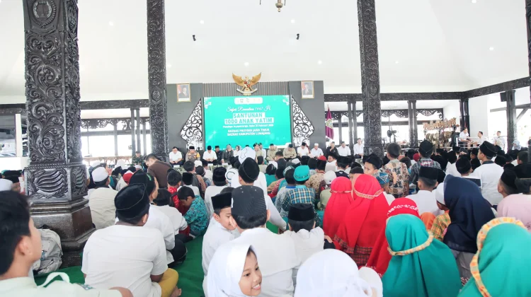 Anak Yatim di Lumajang Mendapatkan Santunan di Bulan Suci Ramadhan
