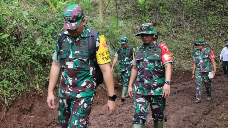 Akses Jalan Lokasi TMMD Diperpanjang Menjadi 4 kilometer