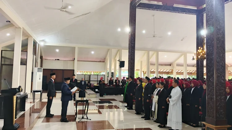 Pelantikan PNS Fungsional, Wabup Tekankan Profesionalisme