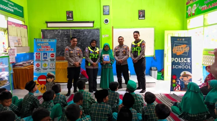 Lembaga Sekolah dan Satlantas Lumajang Bersinergi di Bulan Ramadhan