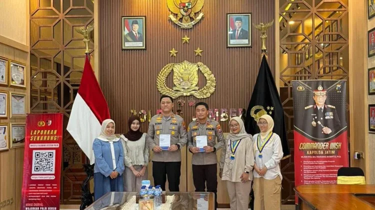 PC Kopri PMII Serahkan Policy Brief Kepada Polres Jember