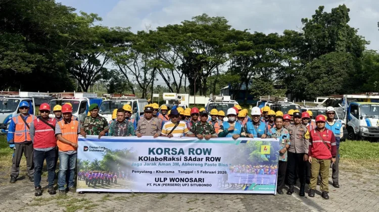 Kegiatan KORSA ROW, Jaga Keandalan Pasokan Listrik Situbondo