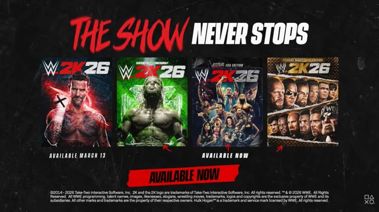 WWE 2K26 Segera Hadir di PS5 pada 13 Maret 2026