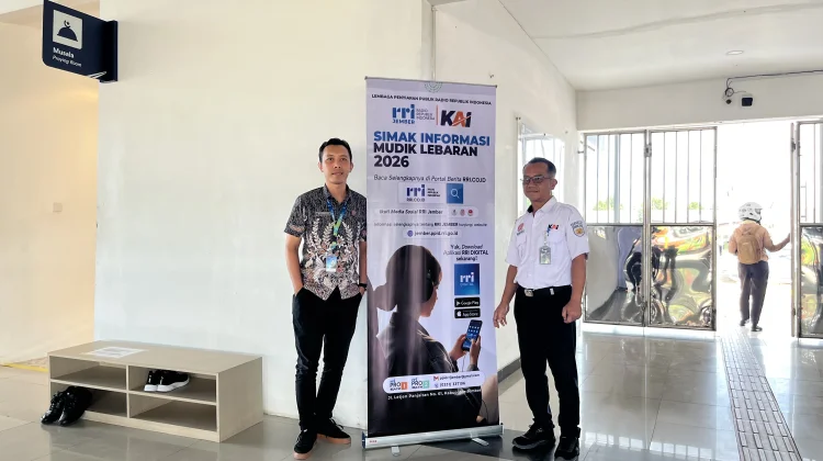 KAI Daop 9 Jember Dukung Mudik Aman Nyaman Bersama RRI