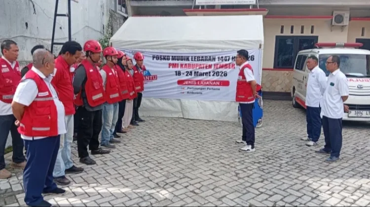 PMI Jember Siagakan Posko Lebaran dan Tim Mobile Keliling