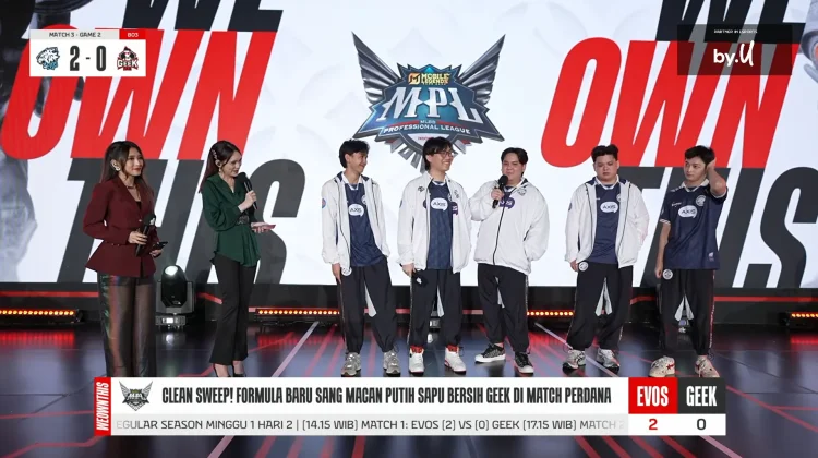 EVOS Gilas GeekFam 2-0 di Hari Kedua Week 1