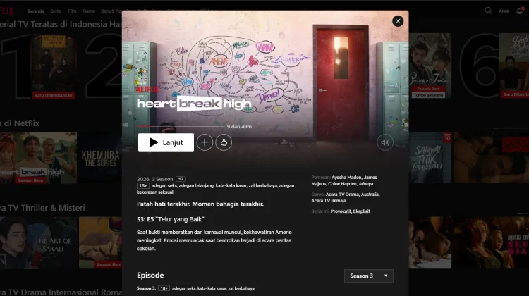 Heartbreak High Season 3 Hadirkan Penutup Cerita Remaja