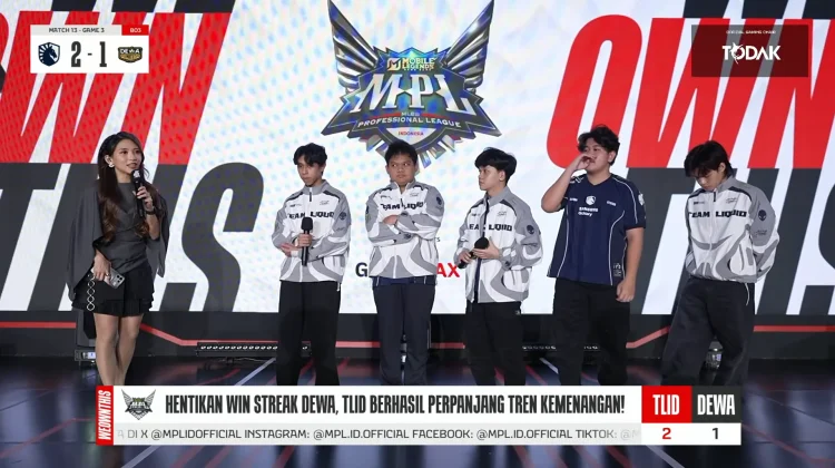 Team Liquid ID Menang Tipis 2-1 Atas Dewa United