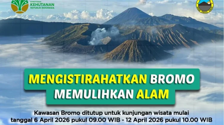 TNBTS Tutup Wisata Gunung Bromo untuk Pemulihan