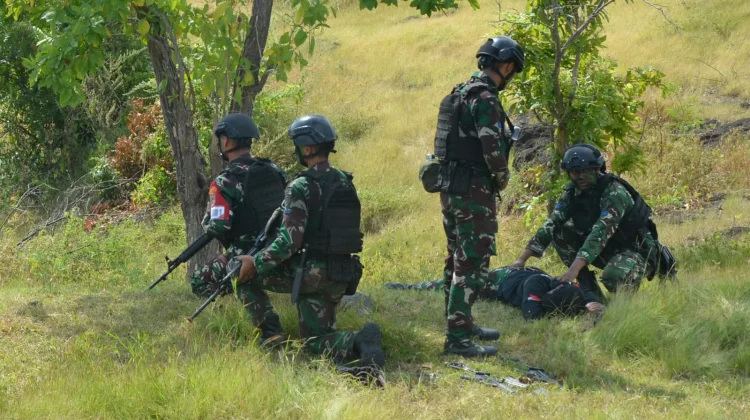 Korps Marinir TNI-AL Gelar Evaluasi Taktik Tempur