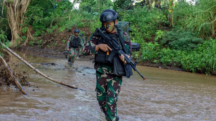 Prajurit Batalyon Infanteri 3 Marinir Asah Naluri Tempur