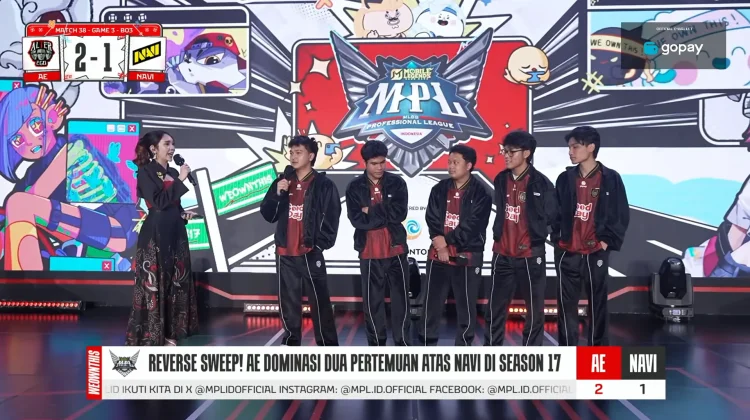 Alter Ego Tundukkan NAVI lewat Reverse Sweep pada Pekan ke-5